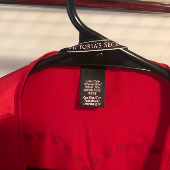 Red Silk Cover up - Picture 3 of 5